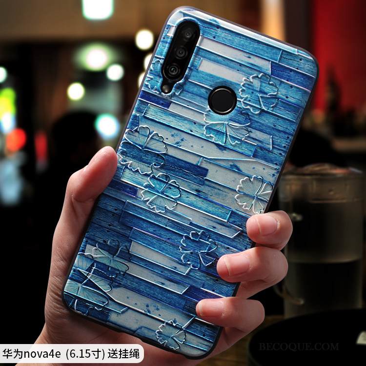 Kuori Huawei P30 Lite Sarjakuva Ultra Pesty Suede, Kotelo Huawei P30 Lite Suojaus Tide-brändi Ripustettavat Koristeet