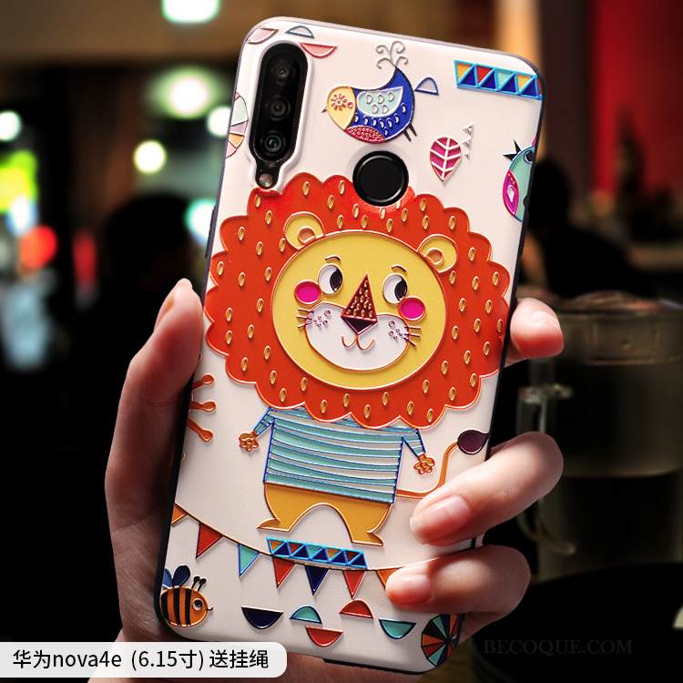 Kuori Huawei P30 Lite Suojaus Persoonallisuus Net Red, Kotelo Huawei P30 Lite Luova Vihreä Pesty Suede