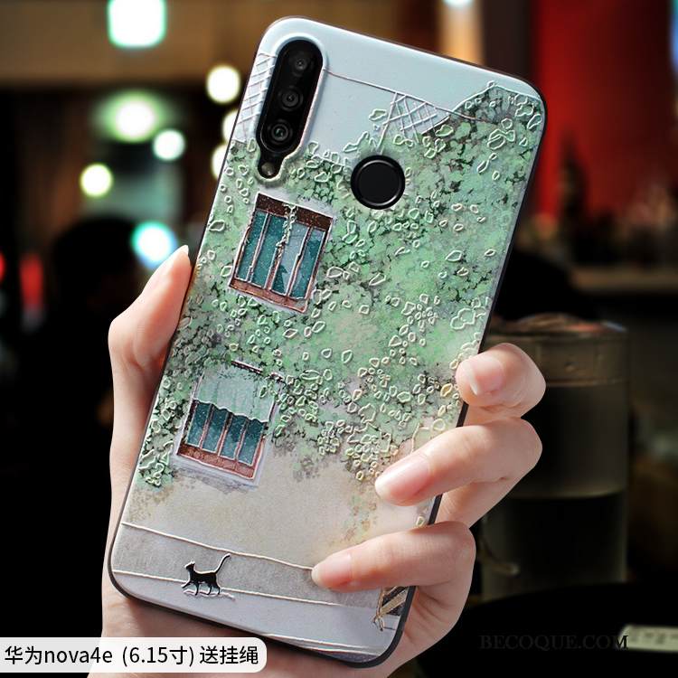 Kuori Huawei P30 Lite Suojaus Pieni Persoonallisuus, Kotelo Huawei P30 Lite Laukut Murtumaton Pesty Suede