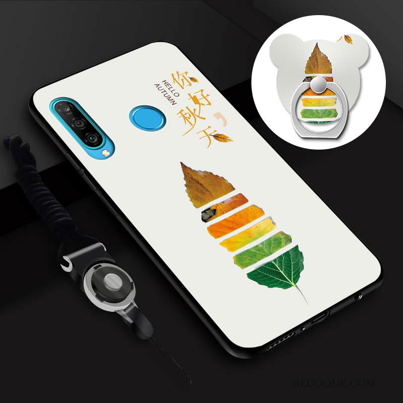 Kuori Huawei P30 Lite Tila Uusi Keltainen, Kotelo Huawei P30 Lite Laukut Yksinkertainen Kalvo