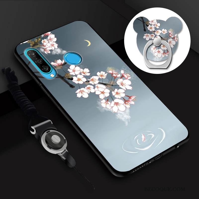 Kuori Huawei P30 Lite Tila Uusi Keltainen, Kotelo Huawei P30 Lite Laukut Yksinkertainen Kalvo