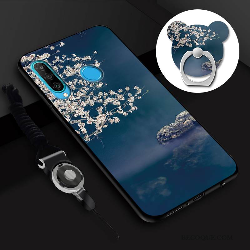 Kuori Huawei P30 Lite Tila Uusi Keltainen, Kotelo Huawei P30 Lite Laukut Yksinkertainen Kalvo
