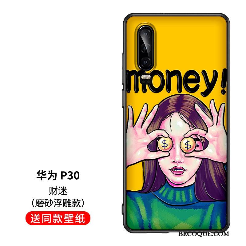 Kuori Huawei P30 Luova Ihana Rakastunut, Kotelo Huawei P30 Laukut Persoonallisuus Trendi