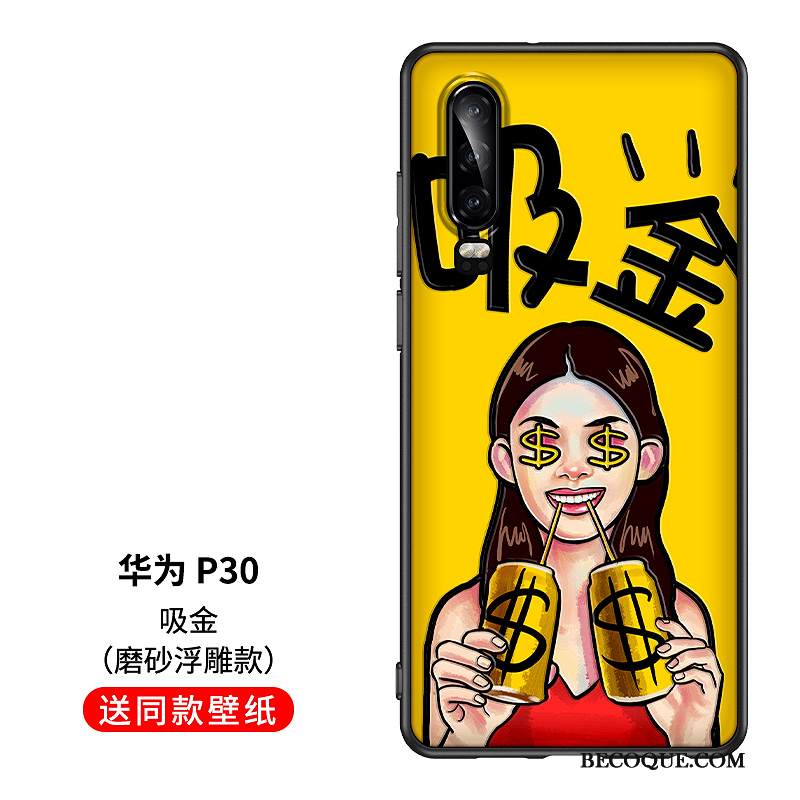 Kuori Huawei P30 Luova Ihana Rakastunut, Kotelo Huawei P30 Laukut Persoonallisuus Trendi