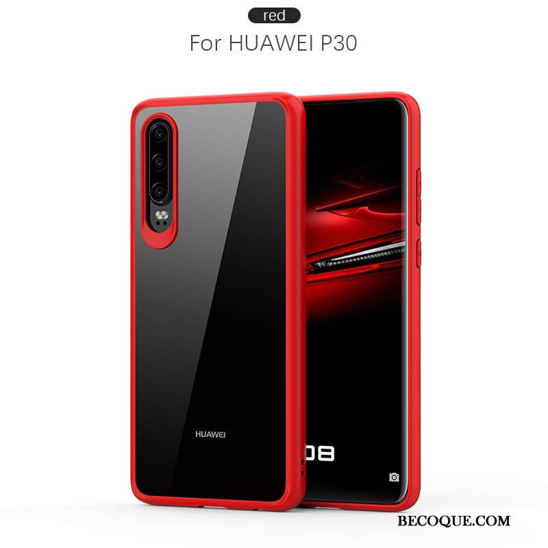 Kuori Huawei P30 Luova Murtumaton Sininen, Kotelo Huawei P30 Suojaus Läpinäkyvä Ultra