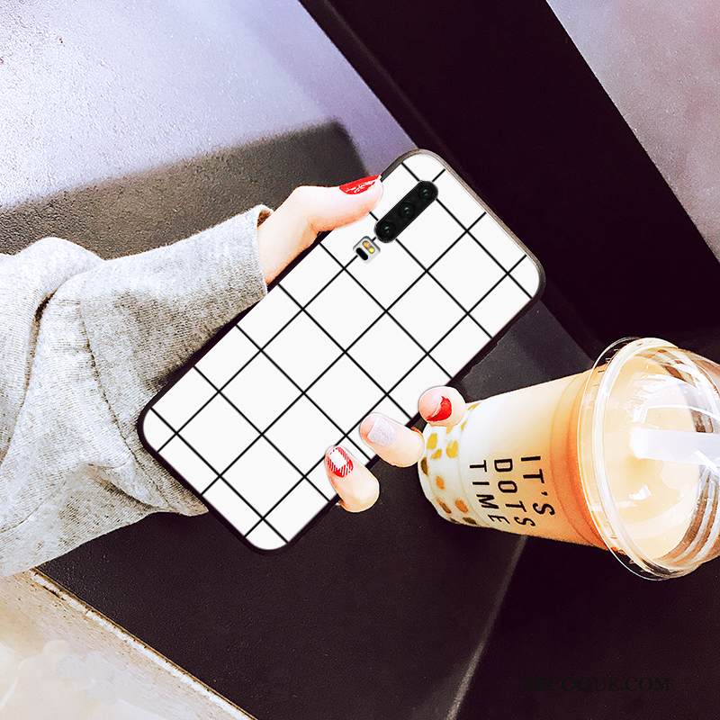 Kuori Huawei P30 Luova Punainen Puhelimen Kuoret, Kotelo Huawei P30 Suojaus Tide-brändi Murtumaton