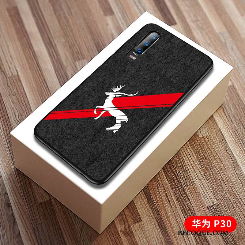 Kuori Huawei P30 Nahka Kukkakuvio Liiketoiminta, Kotelo Huawei P30 Laukut Ultra Murtumaton