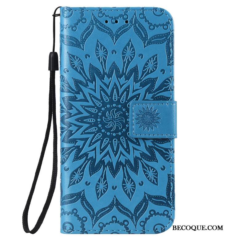 Kuori Huawei P30 Nahka Puhelimen Kuoret Sininen, Kotelo Huawei P30 Kuoret 说 Murtumaton