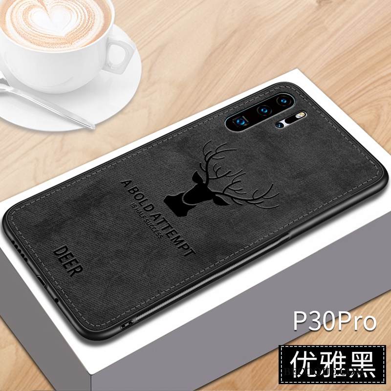 Kuori Huawei P30 Pro Laukut Puhelimen Kuoret Murtumaton, Kotelo Huawei P30 Pro Pehmeä Neste Rengas Sininen