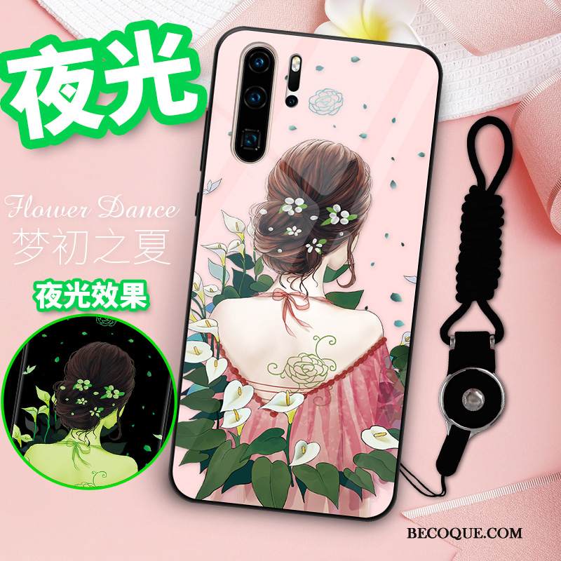 Kuori Huawei P30 Pro Laukut Tide-brändi Murtumaton, Kotelo Huawei P30 Pro Luova Persoonallisuus Musta