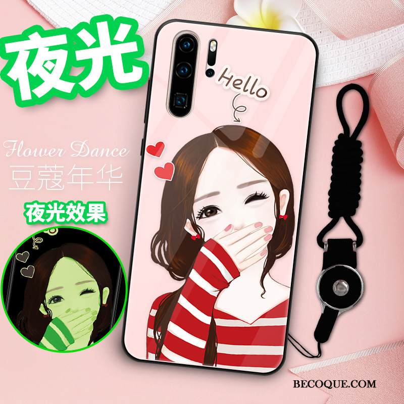 Kuori Huawei P30 Pro Laukut Tide-brändi Murtumaton, Kotelo Huawei P30 Pro Luova Persoonallisuus Musta