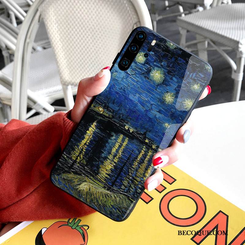 Kuori Huawei P30 Pro Laukut Tuuli Puhelimen Kuoret, Kotelo Huawei P30 Pro Luova Persoonallisuus Vaalean