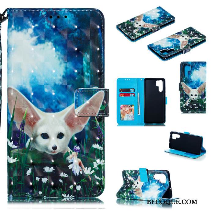 Kuori Huawei P30 Pro Luova Puhelimen Kuoret Kortti, Kotelo Huawei P30 Pro Nahka Murtumaton Persoonallisuus