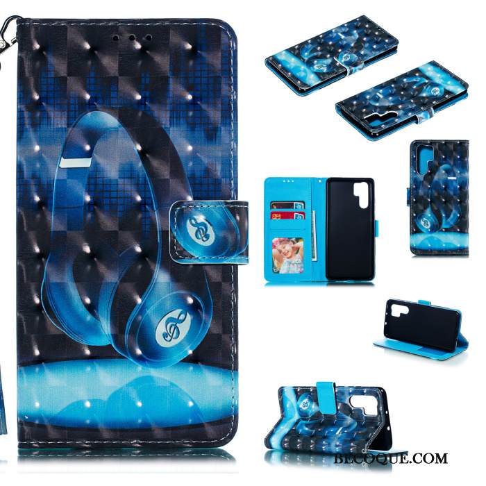 Kuori Huawei P30 Pro Luova Puhelimen Kuoret Kortti, Kotelo Huawei P30 Pro Nahka Murtumaton Persoonallisuus