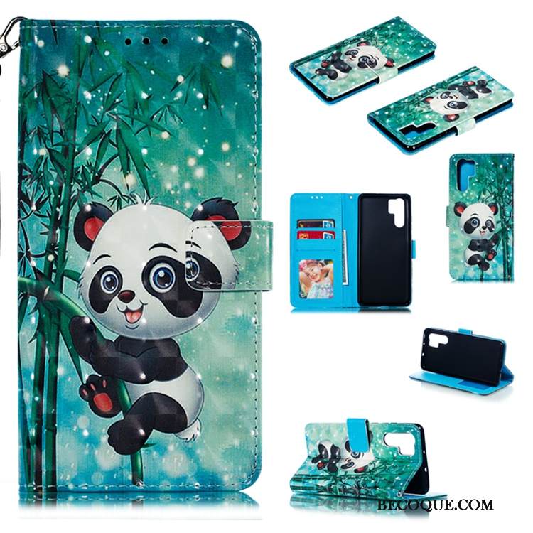 Kuori Huawei P30 Pro Nahka Kortti Murtumaton, Kotelo Huawei P30 Pro Luova Puhelimen Kuoret Musta