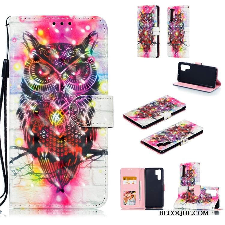 Kuori Huawei P30 Pro Nahka Puhelimen Kuoret Valkoinen, Kotelo Huawei P30 Pro Laukut Murtumaton