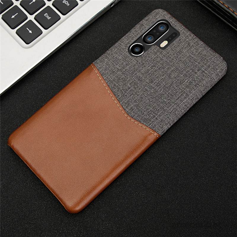 Kuori Huawei P30 Pro Nahka Ylellisyys Puhelimen Kuoret, Kotelo Huawei P30 Pro Suojaus Kukkakuvio Murtumaton