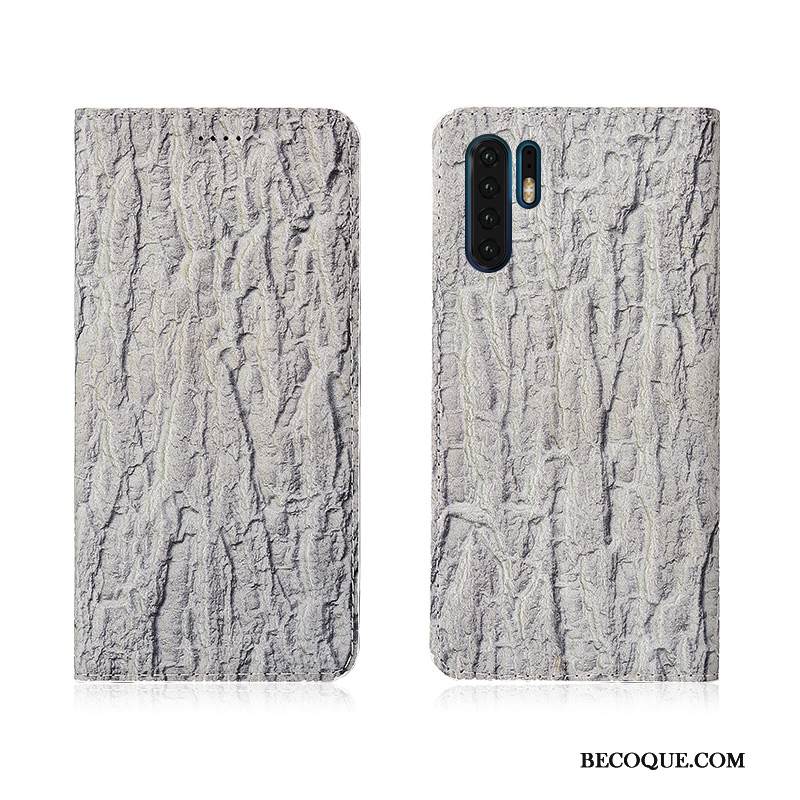 Kuori Huawei P30 Pro Pehmeä Neste Murtumaton Puhelimen Kuoret, Kotelo Huawei P30 Pro Suojaus Puu Sininen