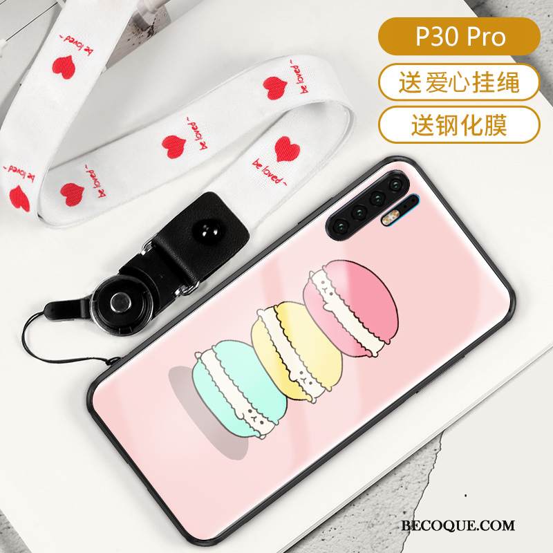 Kuori Huawei P30 Pro Sarjakuva Persoonallisuus Puhelimen Kuoret, Kotelo Huawei P30 Pro Luova Ylellisyys Ripustettava Kaula