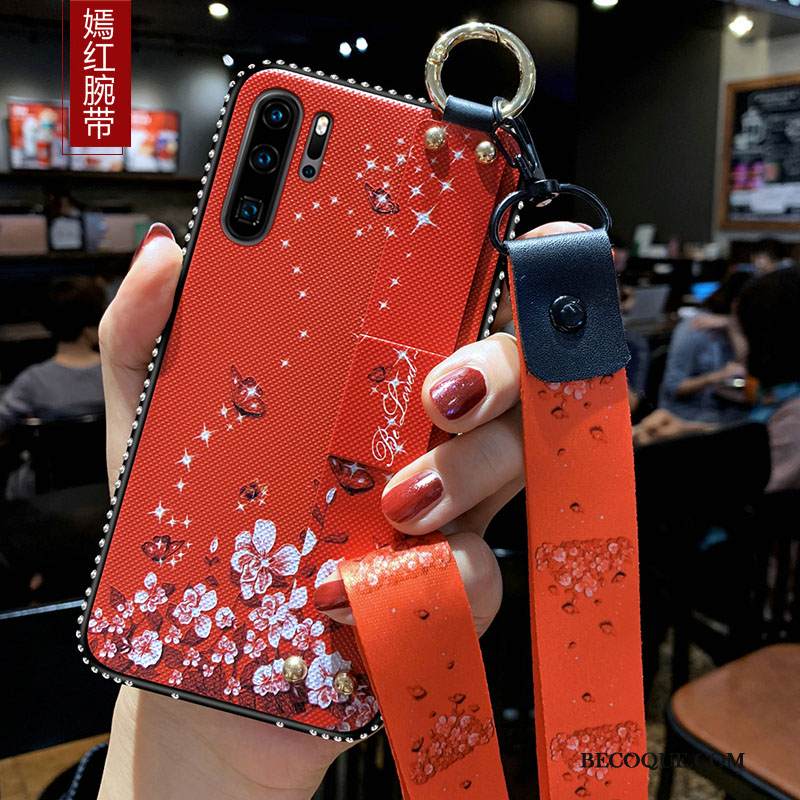 Kuori Huawei P30 Pro Silikoni Kalvo Trendi, Kotelo Huawei P30 Pro Pehmeä Neste Pitkä Violetti