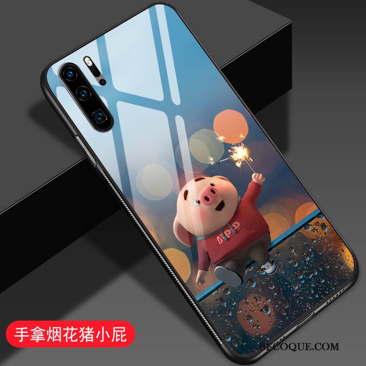 Kuori Huawei P30 Pro Suojaus Ihana Puhelimen Kuoret, Kotelo Huawei P30 Pro Sarjakuva Persoonallisuus Violetti