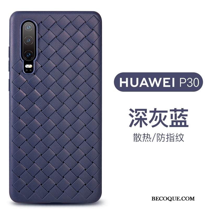 Kuori Huawei P30 Silikoni Kukkakuvio Murtumaton, Kotelo Huawei P30 Nahka Puhelimen Kuoret Liiketoiminta