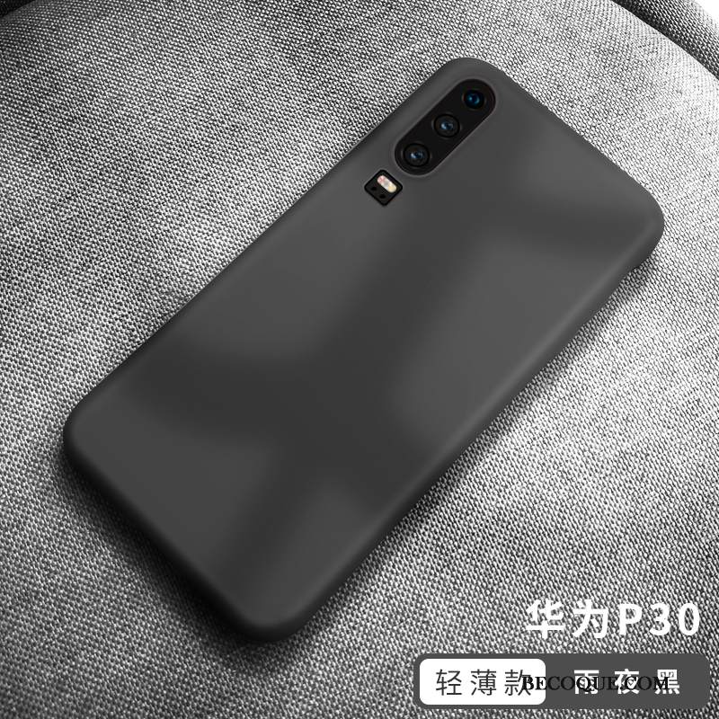 Kuori Huawei P30 Silikoni Punainen Uusi, Kotelo Huawei P30 Pehmeä Neste Tide-brändi Puhelimen Kuoret