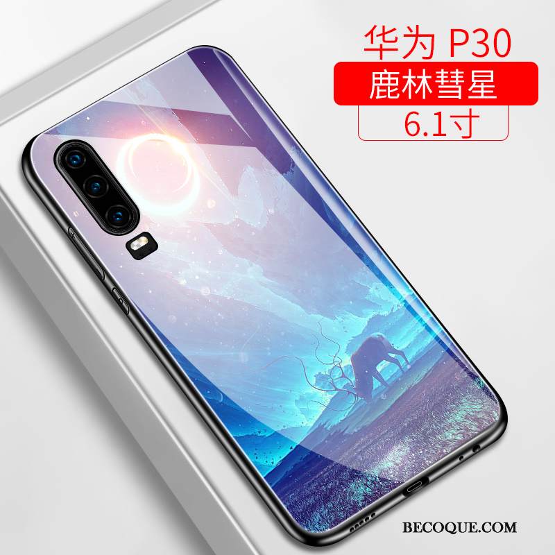 Kuori Huawei P30 Silikoni Ultra Ohut, Kotelo Huawei P30 Laukut Violetti Puhelimen Kuoret