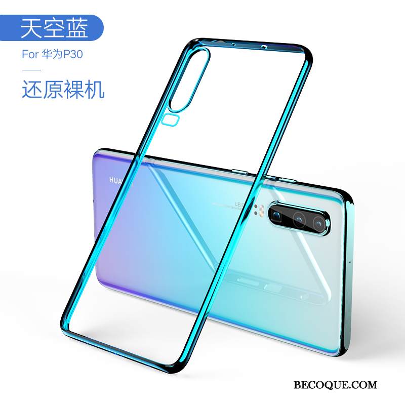 Kuori Huawei P30 Silikoni Ultra Puhelimen Kuoret, Kotelo Huawei P30 Pehmeä Neste Murtumaton Ohut