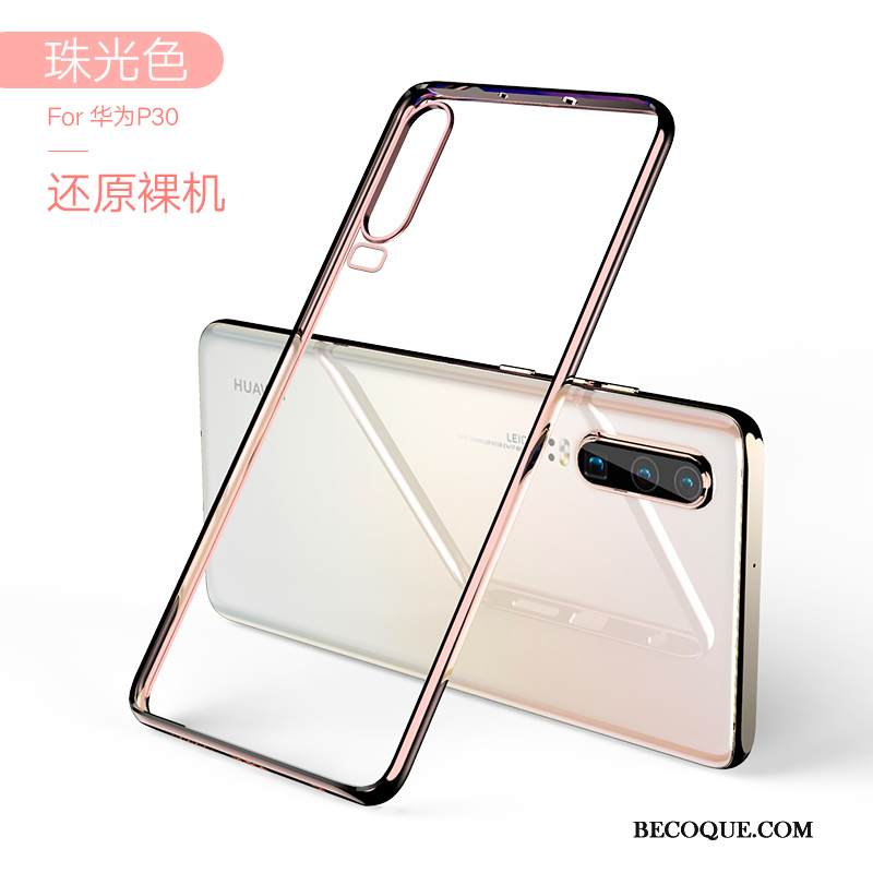 Kuori Huawei P30 Silikoni Ultra Puhelimen Kuoret, Kotelo Huawei P30 Pehmeä Neste Murtumaton Ohut