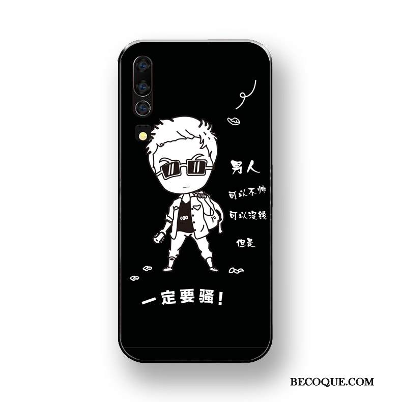 Kuori Huawei P30 Suojaus Musta Puhelimen Kuoret, Kotelo Huawei P30 Pehmeä Neste