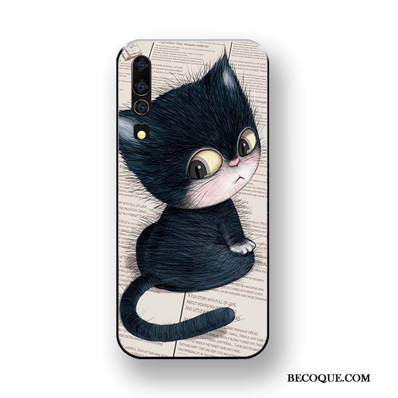 Kuori Huawei P30 Suojaus Musta Puhelimen Kuoret, Kotelo Huawei P30 Pehmeä Neste