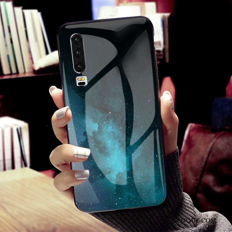 Kuori Huawei P30 Suojaus Net Red Punainen, Kotelo Huawei P30 Laukut Jauhe Persoonallisuus