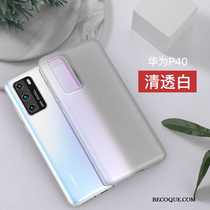 Kuori Huawei P40 Laukut Puhelimen Kuoret Läpinäkyvä, Kotelo Huawei P40 Suojaus Ultra Uusi