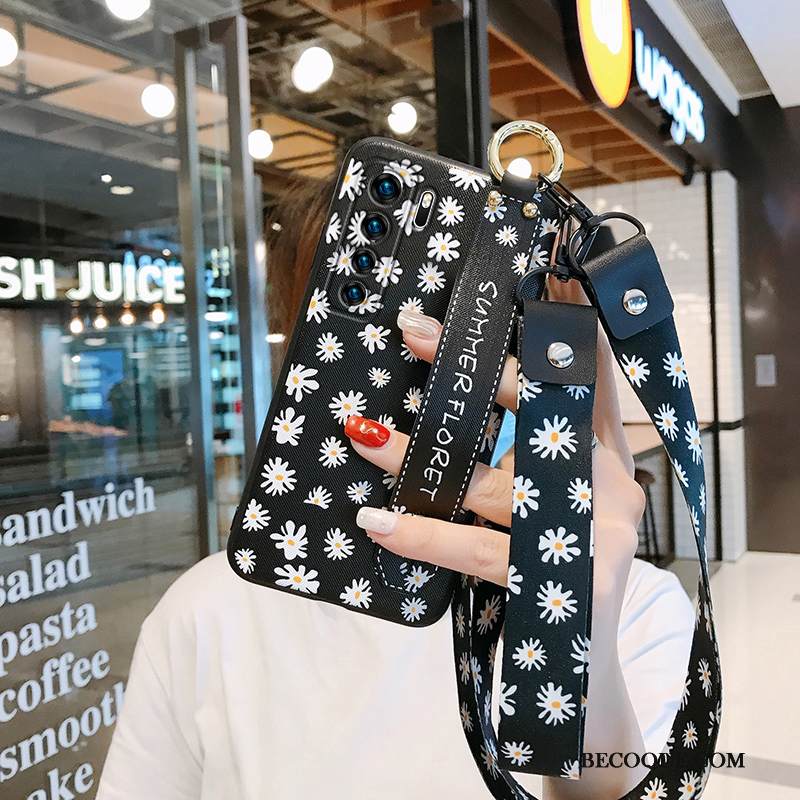 Kuori Huawei P40 Lite 5g Laukut Persoonallisuus Vihreä, Kotelo Huawei P40 Lite 5g Silikoni Net Red Puhelimen Kuoret