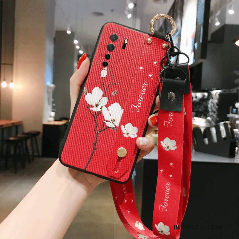 Kuori Huawei P40 Lite 5g Pehmeä Neste Ultra Ripustettavat Koristeet, Kotelo Huawei P40 Lite 5g Tuki Sininen Net Red