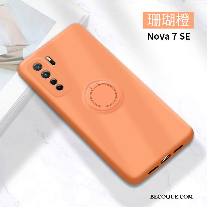 Kuori Huawei P40 Lite 5g Pehmeä Neste Vihreä Puhelimen Kuoret, Kotelo Huawei P40 Lite 5g Laukut Rengas Murtumaton