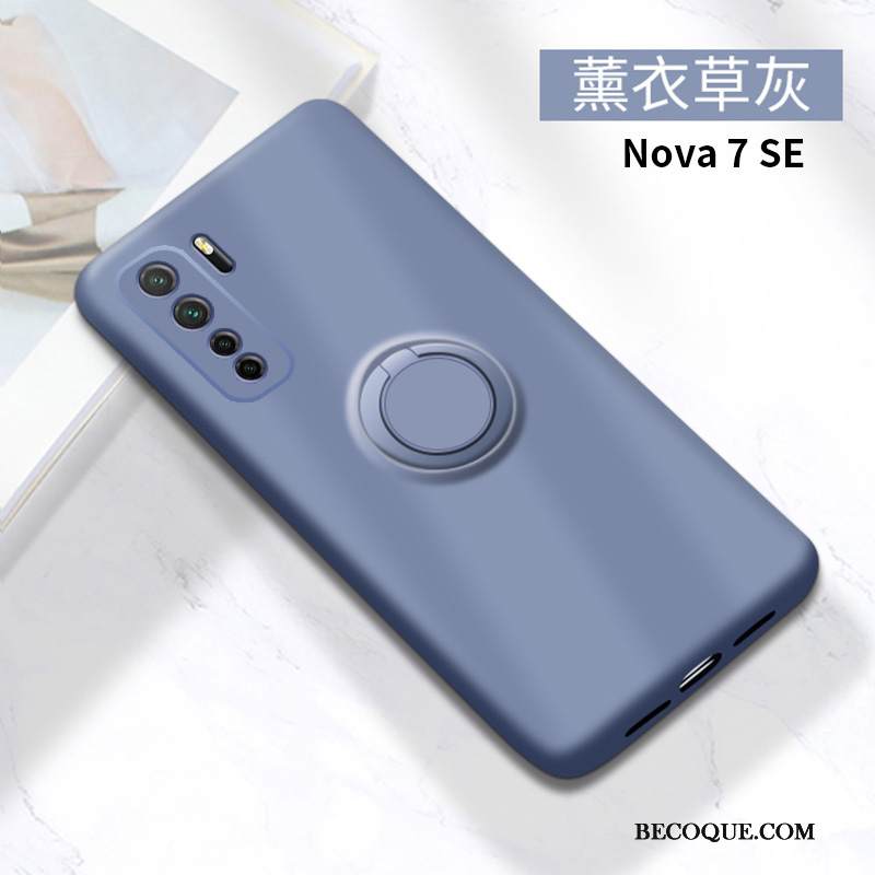 Kuori Huawei P40 Lite 5g Pehmeä Neste Vihreä Puhelimen Kuoret, Kotelo Huawei P40 Lite 5g Laukut Rengas Murtumaton