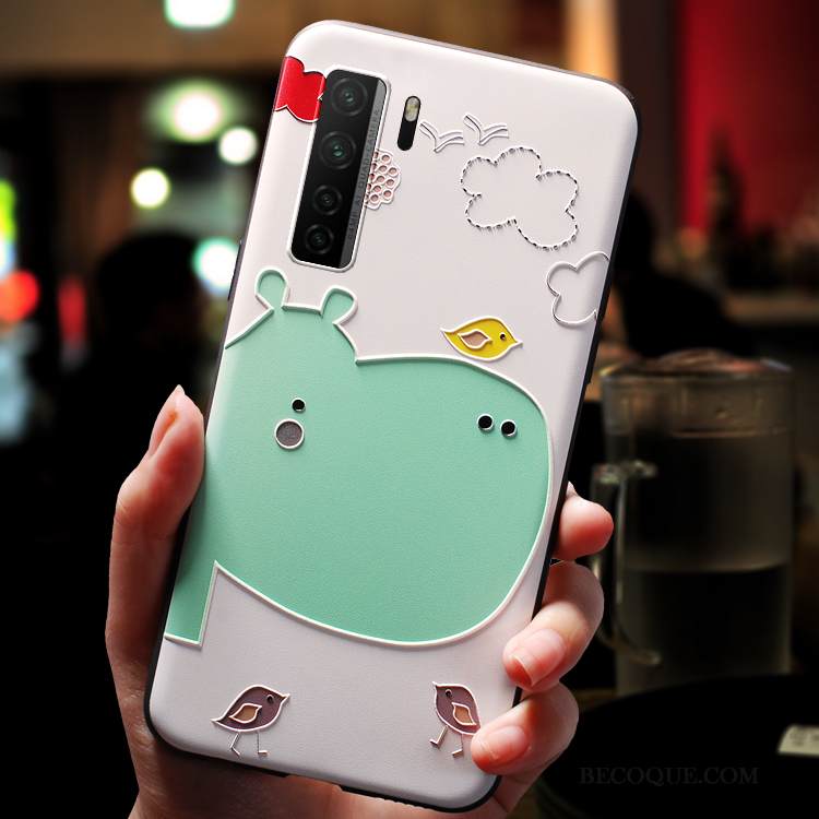 Kuori Huawei P40 Lite 5g Sarjakuva Ultra Ripustettavat Koristeet, Kotelo Huawei P40 Lite 5g Silikoni Sininen Ihana