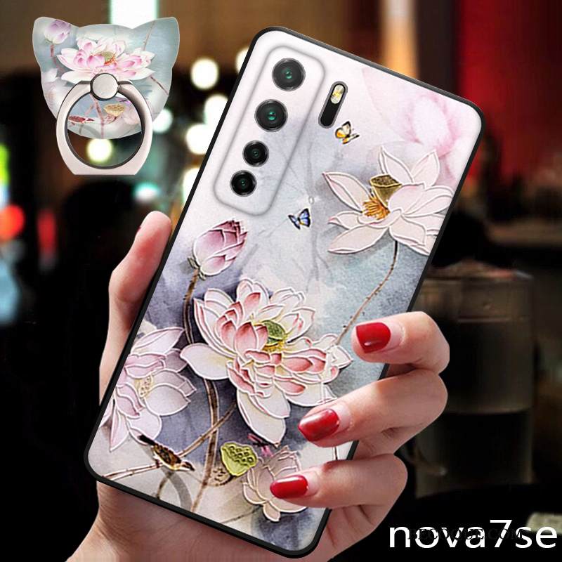 Kuori Huawei P40 Lite 5g Vuosikerta Uusi Murtumaton, Kotelo Huawei P40 Lite 5g Silikoni Sininen Tuuli