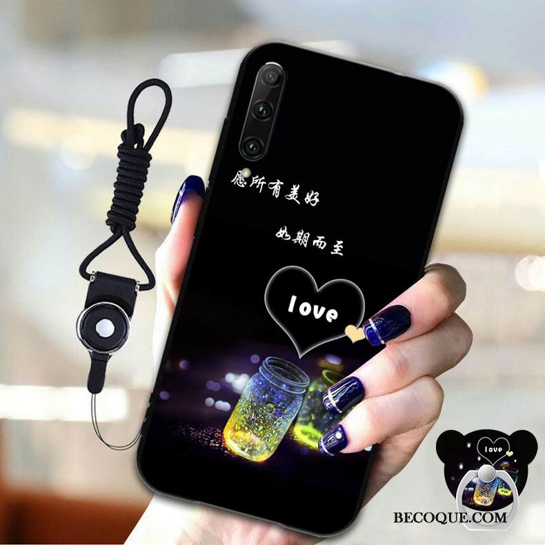 Kuori Huawei P40 Lite E Pehmeä Neste Silmukka Murtumaton, Kotelo Huawei P40 Lite E Suojaus Ripustettavat Koristeet Sininen