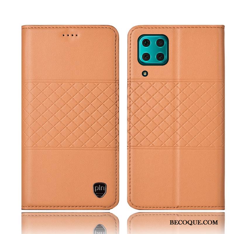 Kuori Huawei P40 Lite Kuoret Musta Murtumaton, Kotelo Huawei P40 Lite Nahka Puhelimen Kuoret