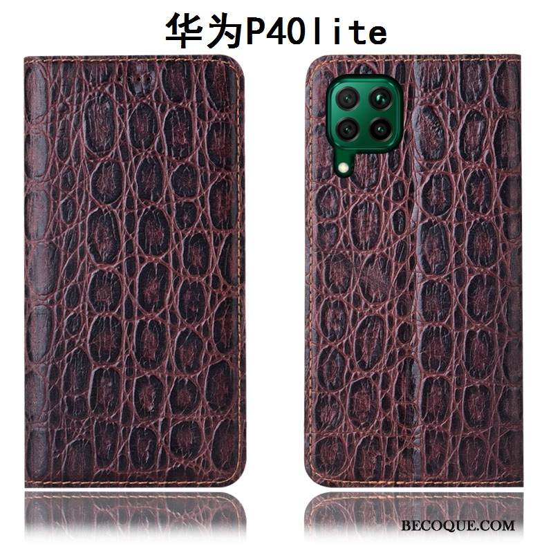 Kuori Huawei P40 Lite Laukut Murtumaton Puhelimen Kuoret, Kotelo Huawei P40 Lite Suojaus Punainen