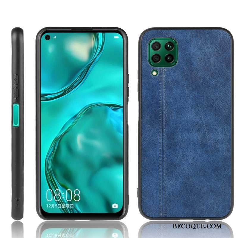 Kuori Huawei P40 Lite Laukut Puhelimen Kuoret Yksinkertainen, Kotelo Huawei P40 Lite Suojaus Sininen