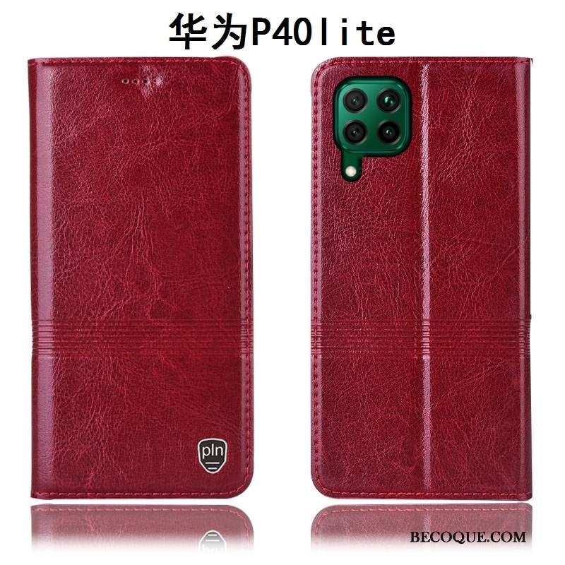 Kuori Huawei P40 Lite Laukut Sininen Puhelimen Kuoret, Kotelo Huawei P40 Lite Suojaus Murtumaton