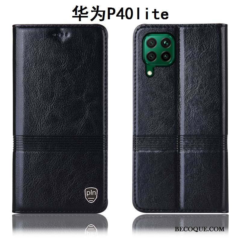Kuori Huawei P40 Lite Laukut Sininen Puhelimen Kuoret, Kotelo Huawei P40 Lite Suojaus Murtumaton