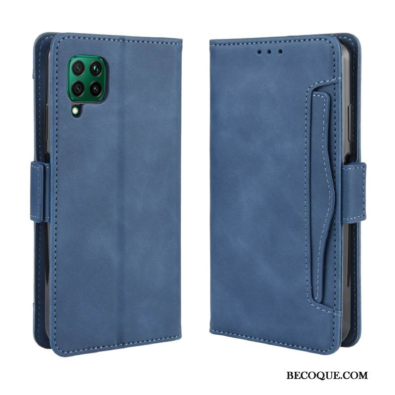 Kuori Huawei P40 Lite Nahka Kortti Kukkakuvio, Kotelo Huawei P40 Lite Vuosikerta Puhelimen Kuoret