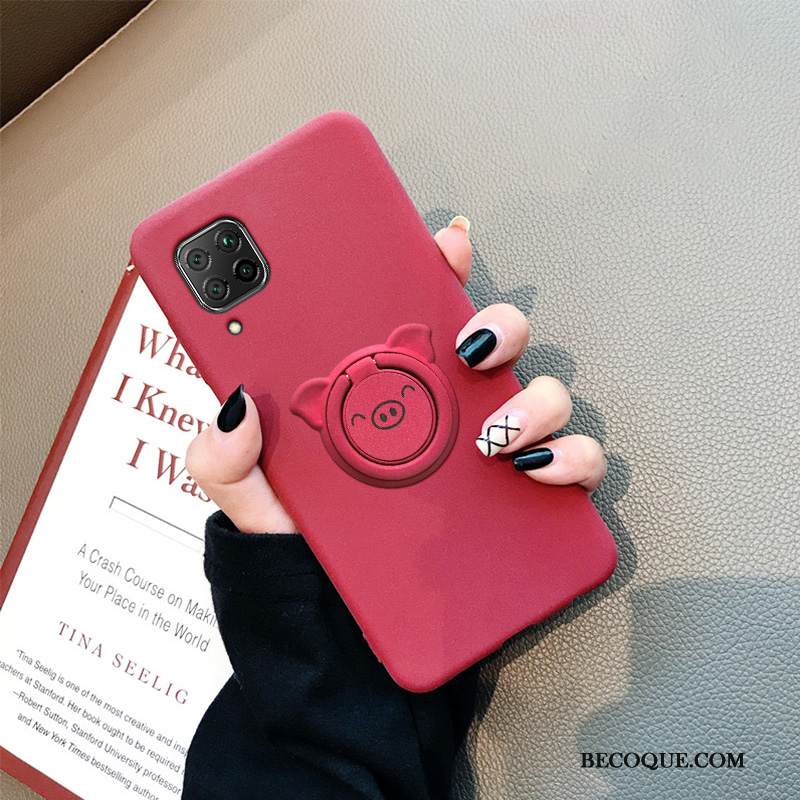 Kuori Huawei P40 Lite Pehmeä Neste Trendi Yksinkertainen, Kotelo Huawei P40 Lite Suojaus Net Red Puhelimen Kuoret