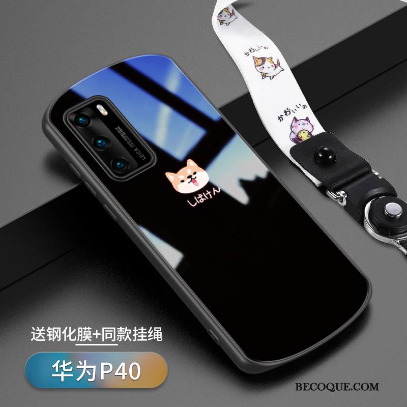 Kuori Huawei P40 Luova Net Red Ultra, Kotelo Huawei P40 Silikoni Rakastunut Ohut