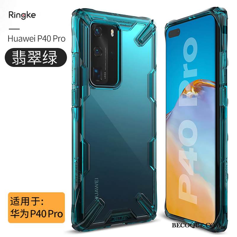 Kuori Huawei P40 Pro Laukut Murtumaton Ylellisyys, Kotelo Huawei P40 Pro Silikoni Puhelimen Kuoret Musta